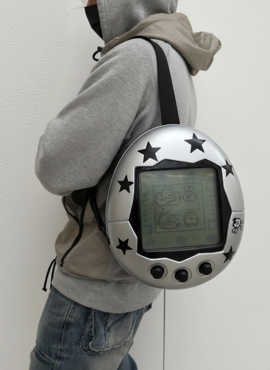 Tamagotchi Bag - Backpack and messenger in one