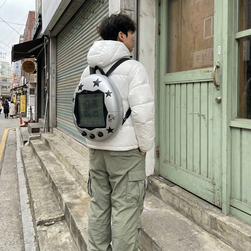 Tamagotchi Bag - Backpack and messenger in one