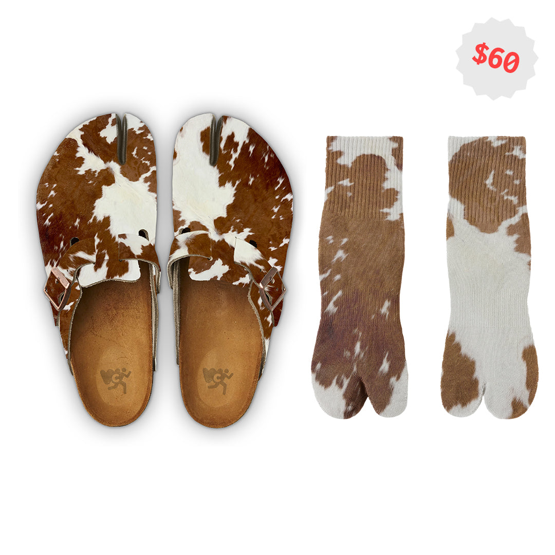 Cow Tabis - LIMITED TIME SALE · Goated Footwear